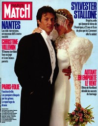 Paris Match du 3 Janvier 1986 Stallone