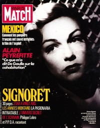 Paris Match du 11 Octobre 1985 Signoret