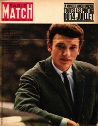 Paris Match du 21 07 1962 Johnny