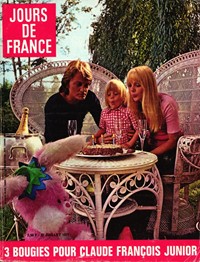 Jours de France du 27 07 1971 Claude Francois