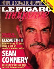 Figaro magazine du 20-04-1996 Sean Connery n° 16073
