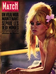 Paris Match du 02-09-1961 Brigitte Bardot n° 647