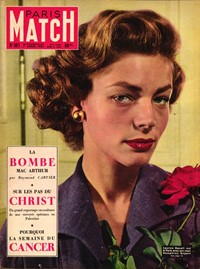 Paris Match du 07-04-1951 Lauren Bacall