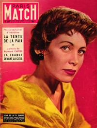 Paris Match du 17-07-1954 Jacqueline Joubert
