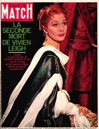 Paris Match du 22-07-1967 Vivien Leigh