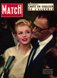 Paris Match du 07-07-1956 Marilyn
