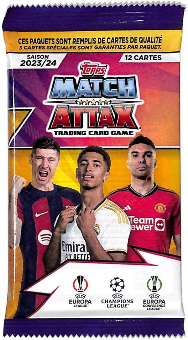 magazine Cartes match attax football saison 2023/2024 vendu au numéro
