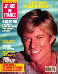 Jours de France du 14 Mai 1988 Redford