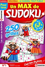 MG Un Max de Sudoku Pour Tous n° 1