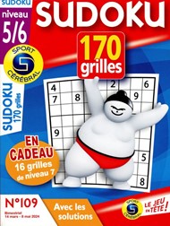 SC Sudoku 170 grilles Niv 5/6  n° 109