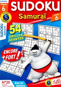 SC Sudoku Samuraï Niv 6