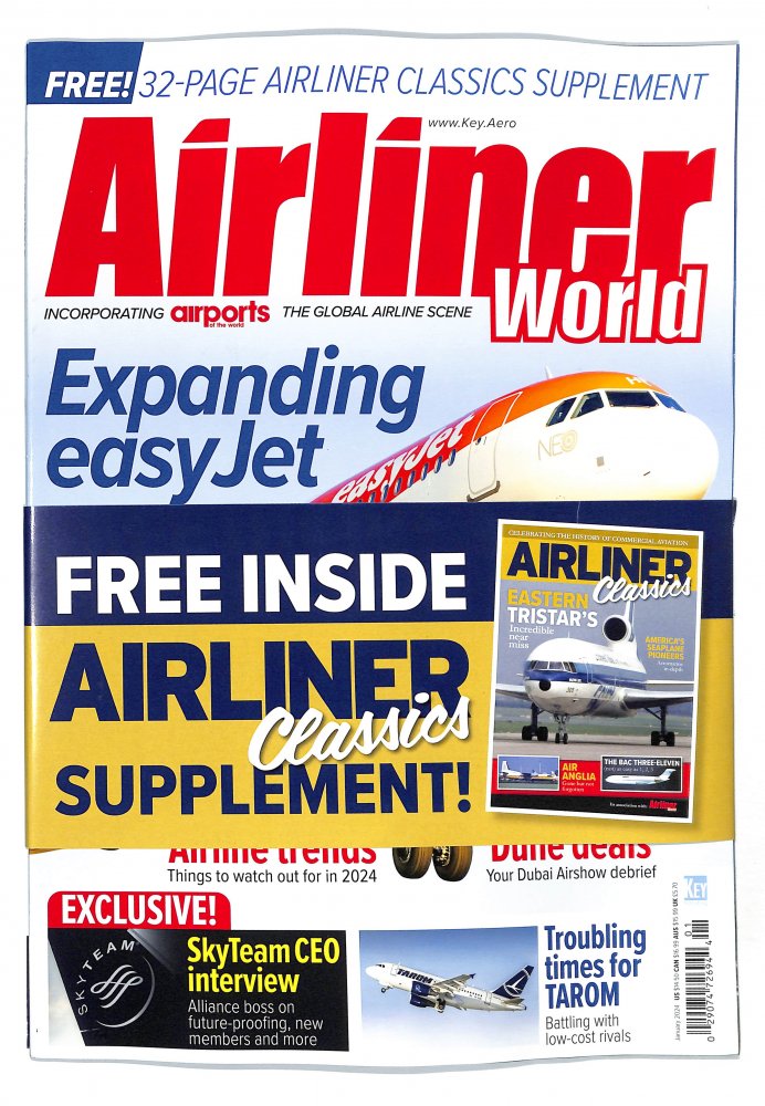 Numéro 2401 magazine Airliner World (GB)