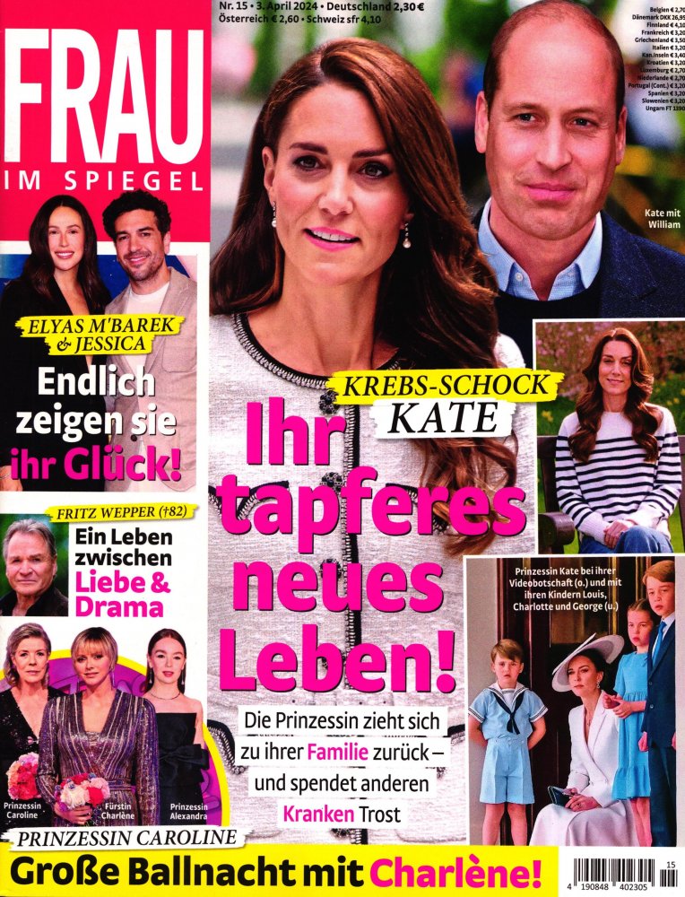 Numéro 2415 magazine Frau Im Spiegel