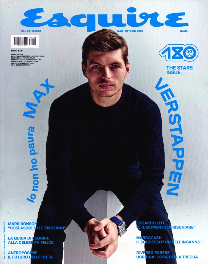 Numéro 28 magazine Esquire It  (Italie)