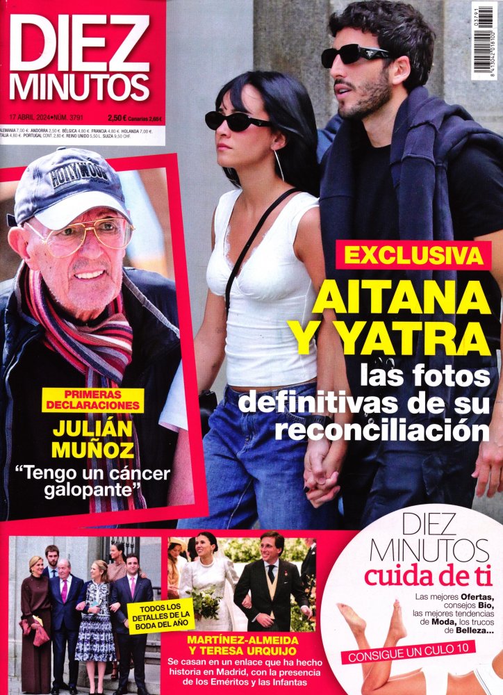 Numéro 3791 magazine Diez Minutos Espagnol