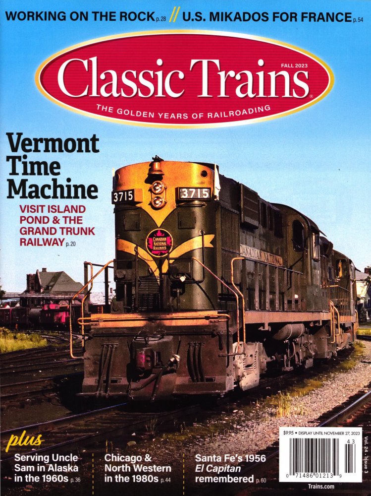Numéro 2343 magazine Classic Trains USA