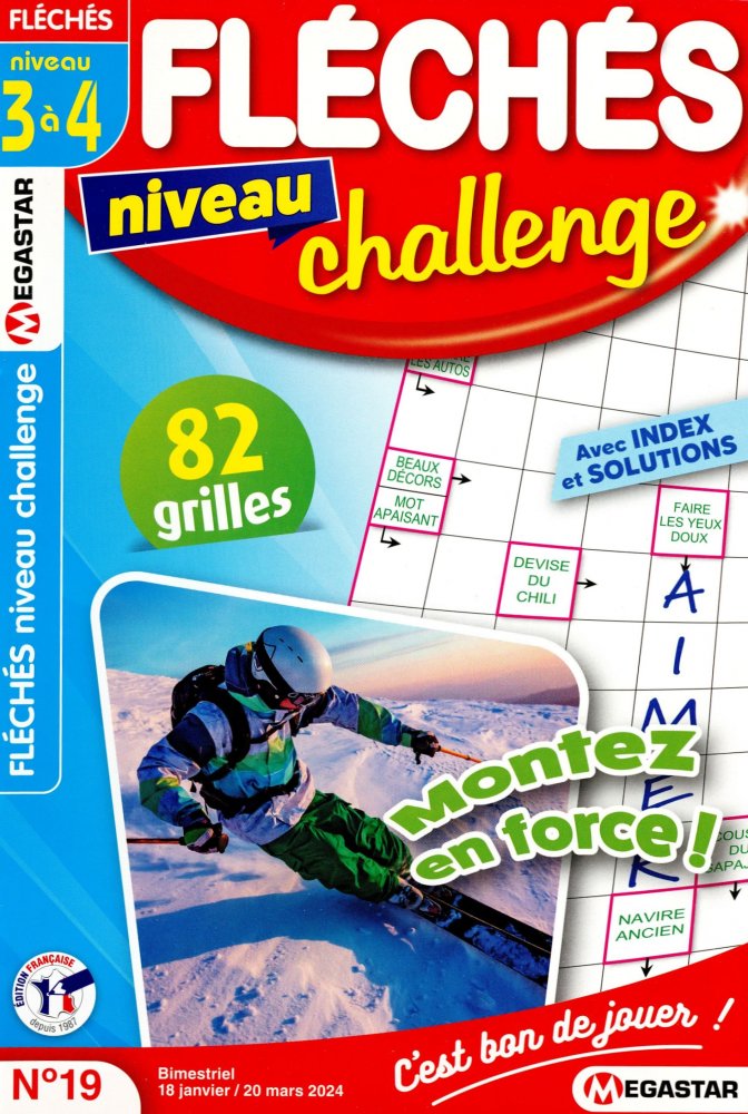 Numéro 19 magazine MG Fléchés Challenge Niv 3/4