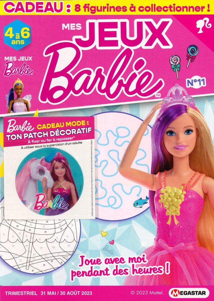 Numéro 11 magazine MG Mes Jeux Barbie 4/6ans