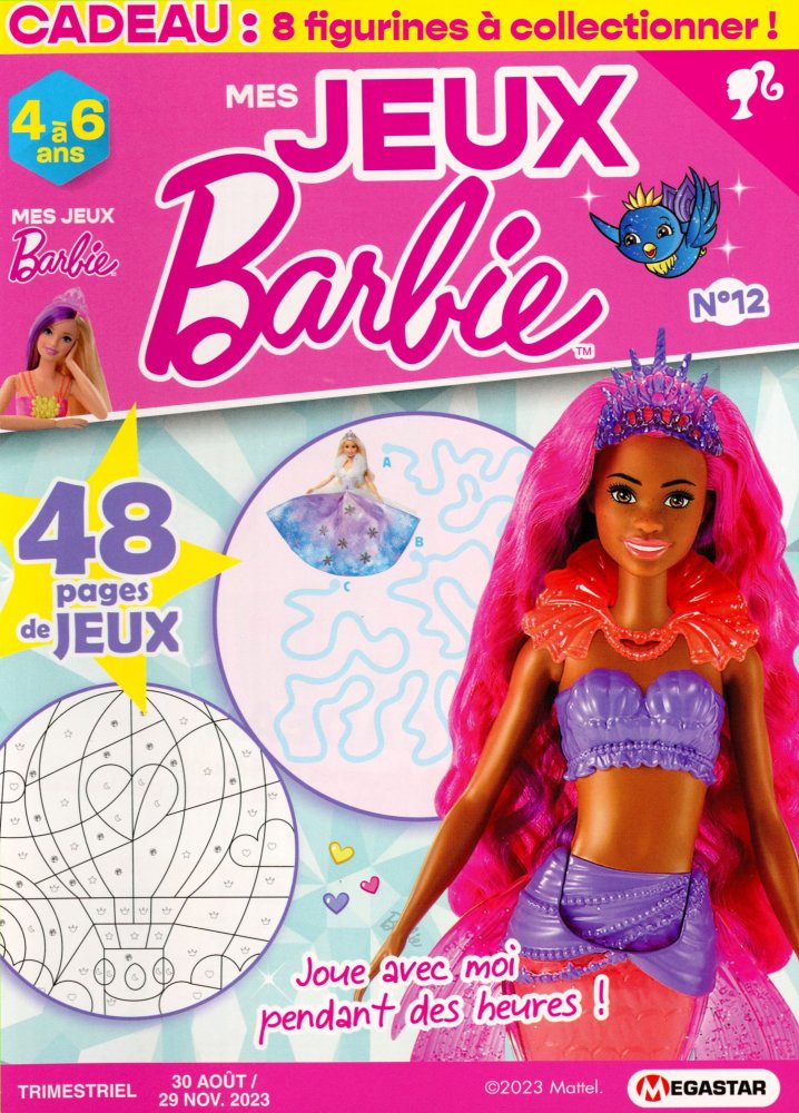 Numéro 12 magazine MG Mes Jeux Barbie 4/6ans