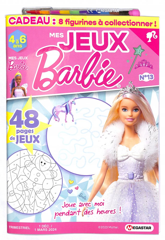 Numéro 13 magazine MG Mes Jeux Barbie 4/6ans