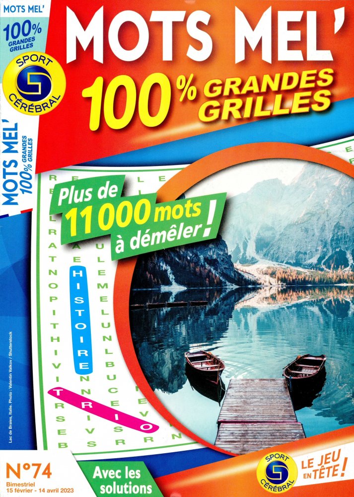 Numéro 74 magazine SC Mots Mel' 100% Grandes Grilles