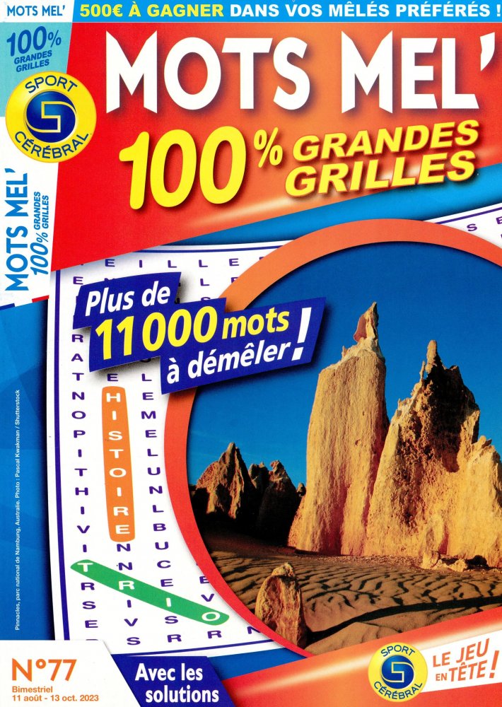 Numéro 77 magazine SC Mots Mel' 100% Grandes Grilles