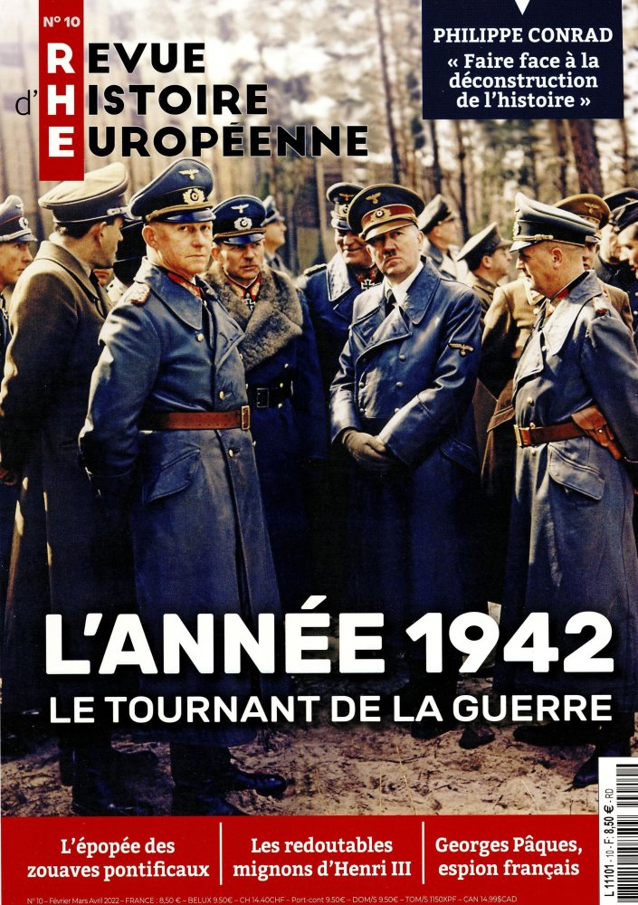 Numéro 10 magazine Revue d'Histoire Européenne