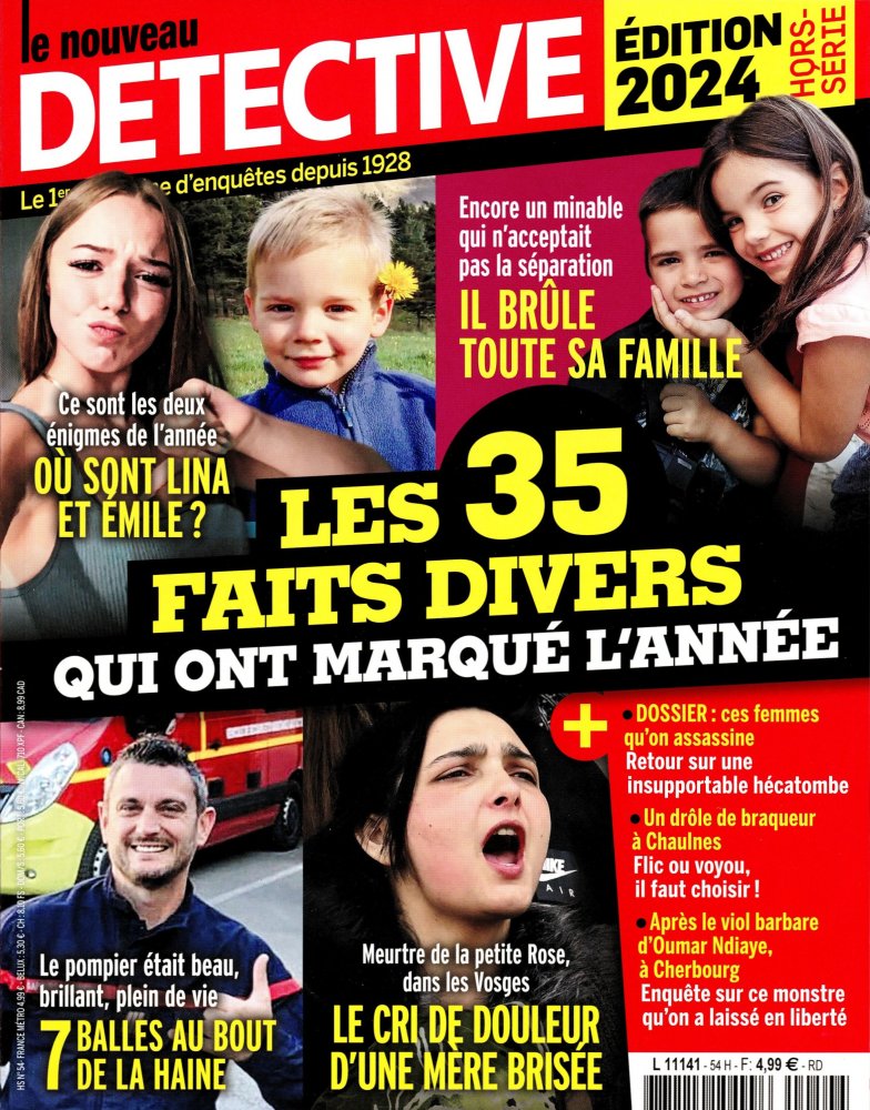 Numéro 54 magazine Le Nouveau Détéctive Hors-Série