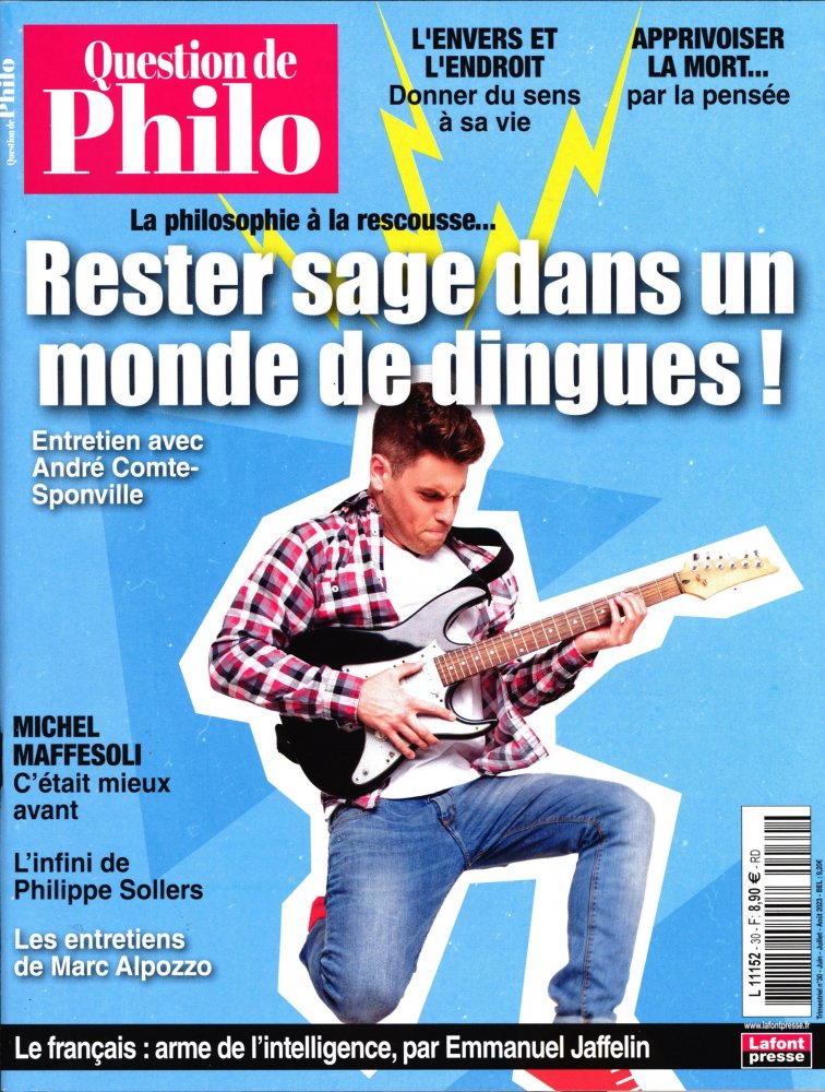 Numéro 30 magazine Question de Philosophie