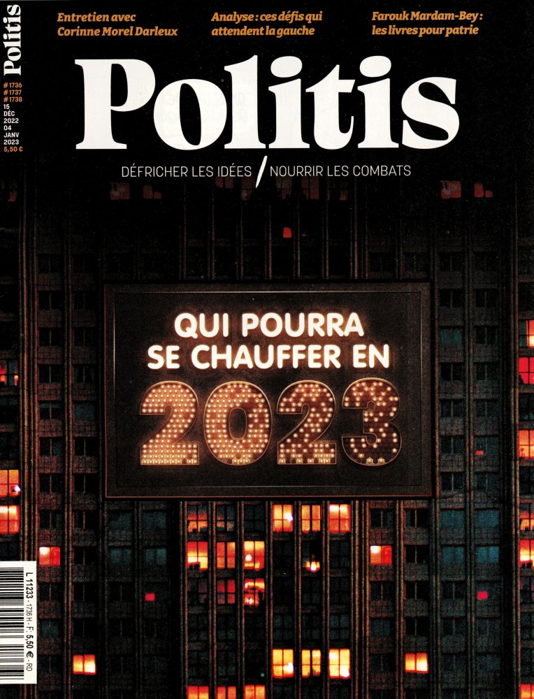 Numéro 1736 magazine Politis