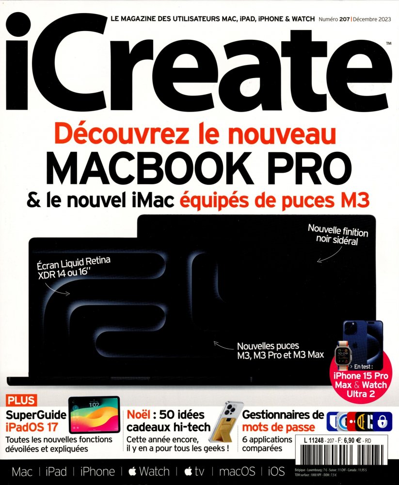 Numéro 207 magazine iCreate