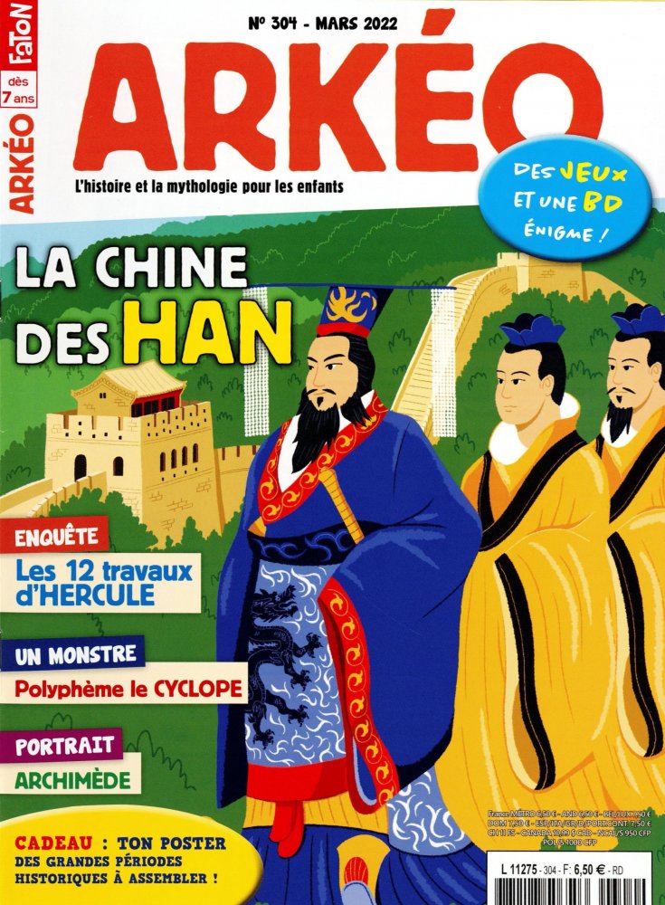 Numéro 304 magazine Arkéo