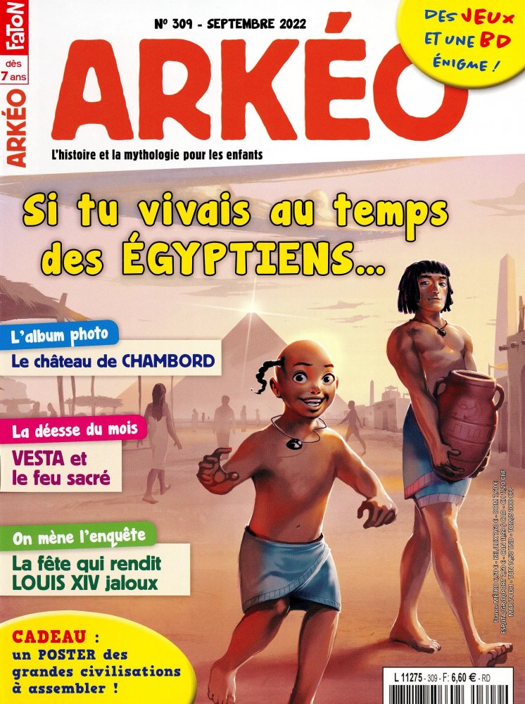 Numéro 309 magazine Arkéo