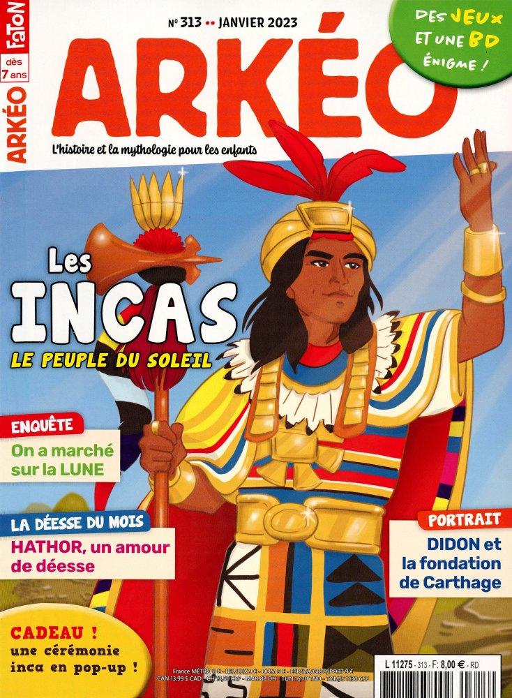 Numéro 313 magazine Arkéo
