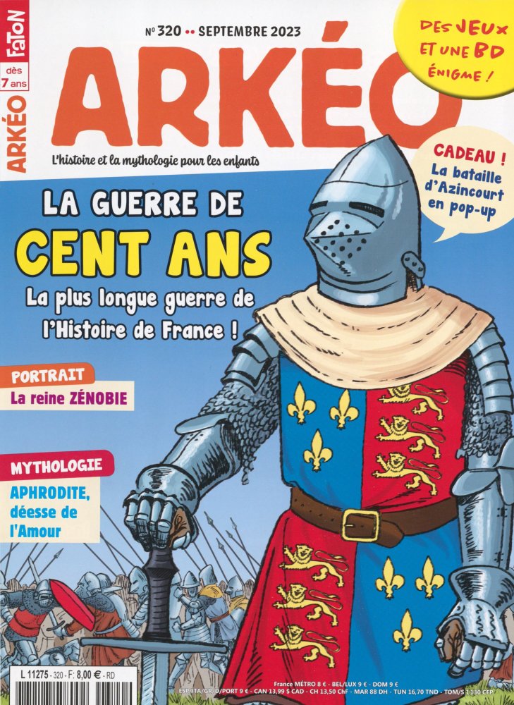 Numéro 320 magazine Arkéo