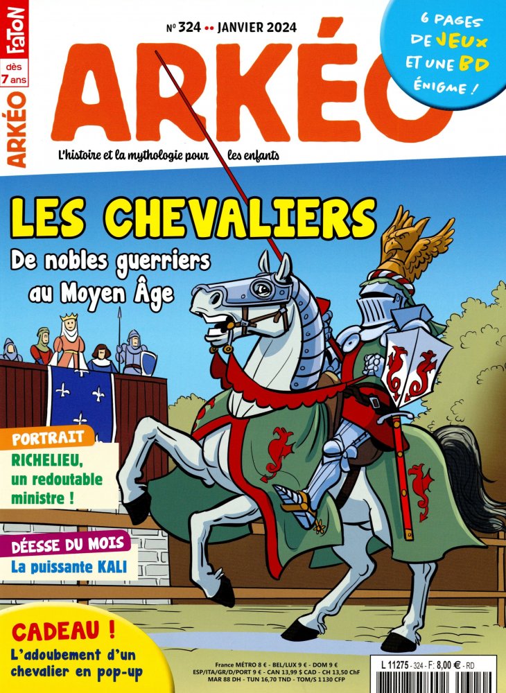 Numéro 324 magazine Arkéo