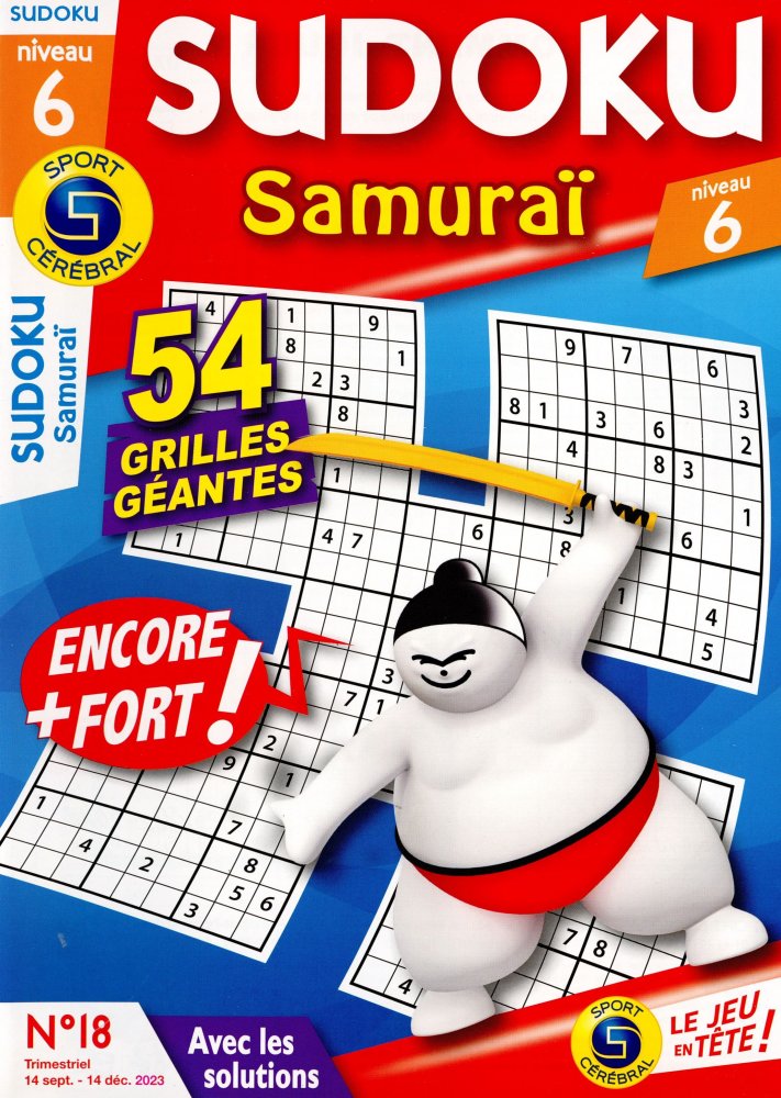 Numéro 18 magazine SC Sudoku Samuraï Niv 6