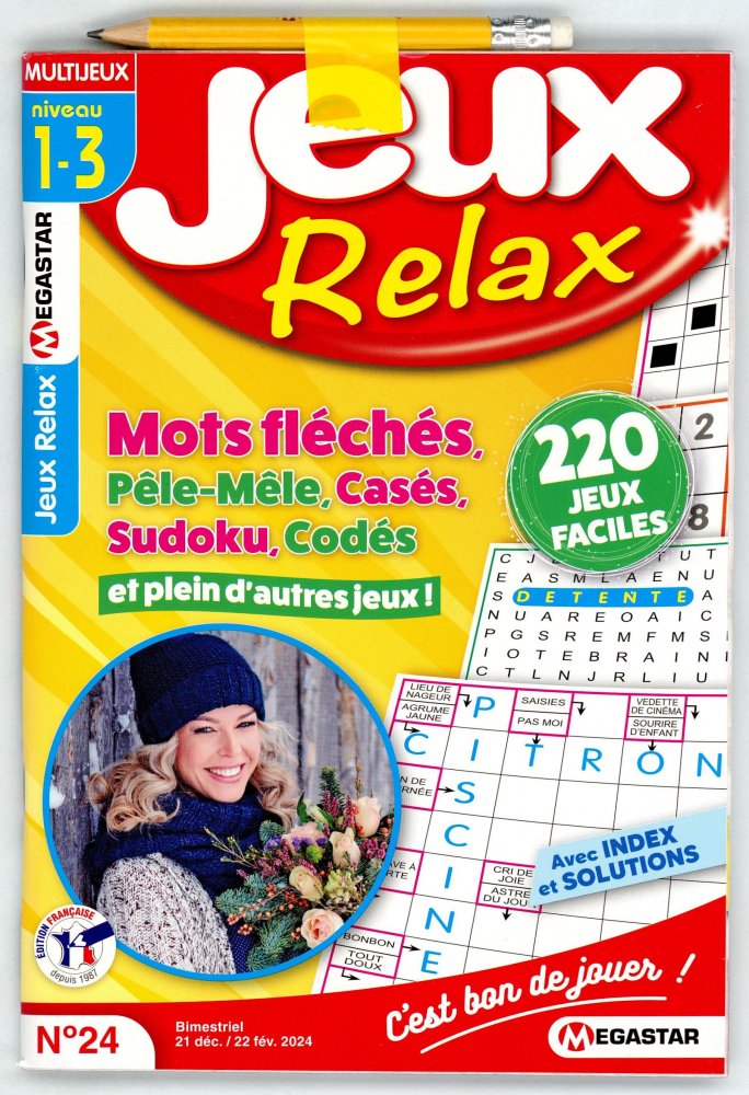 Numéro 24 magazine MG Jeux Relax Niv 1/3