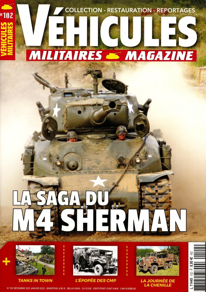 Numéro 102 magazine Véhicules Militaires Magazine