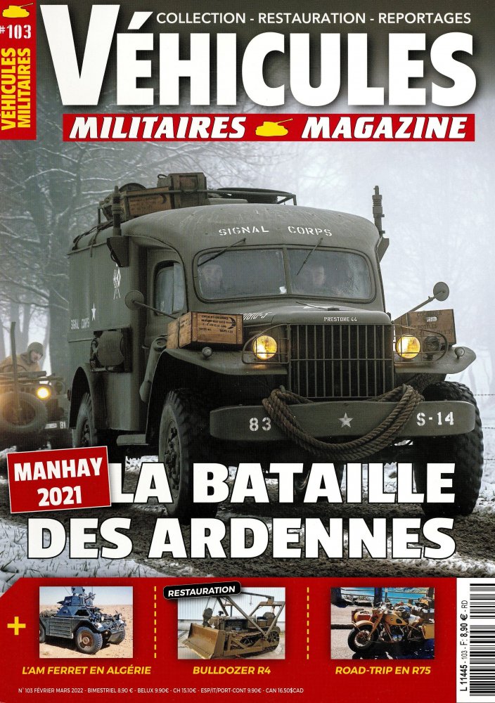 Numéro 103 magazine Véhicules Militaires Magazine