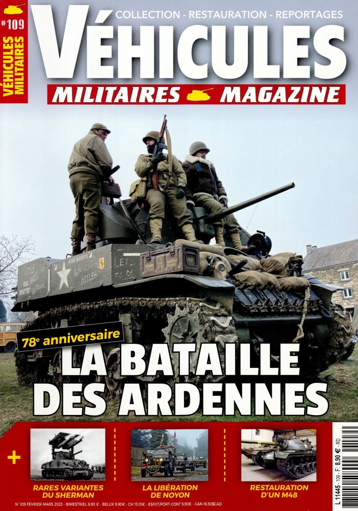 Numéro 109 magazine Véhicules Militaires Magazine