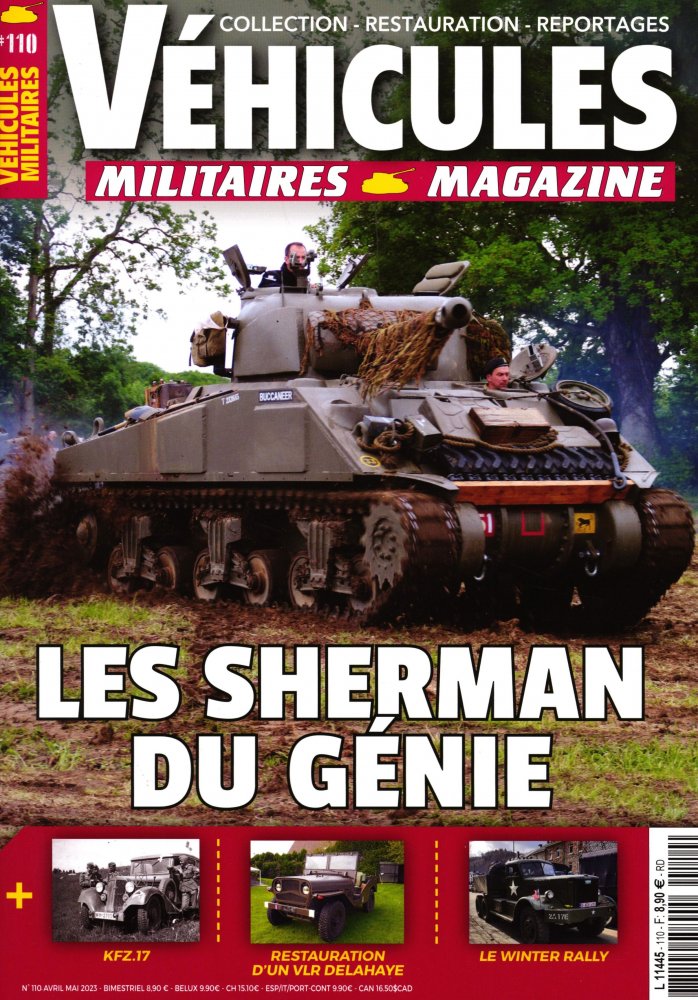 Numéro 110 magazine Véhicules Militaires Magazine