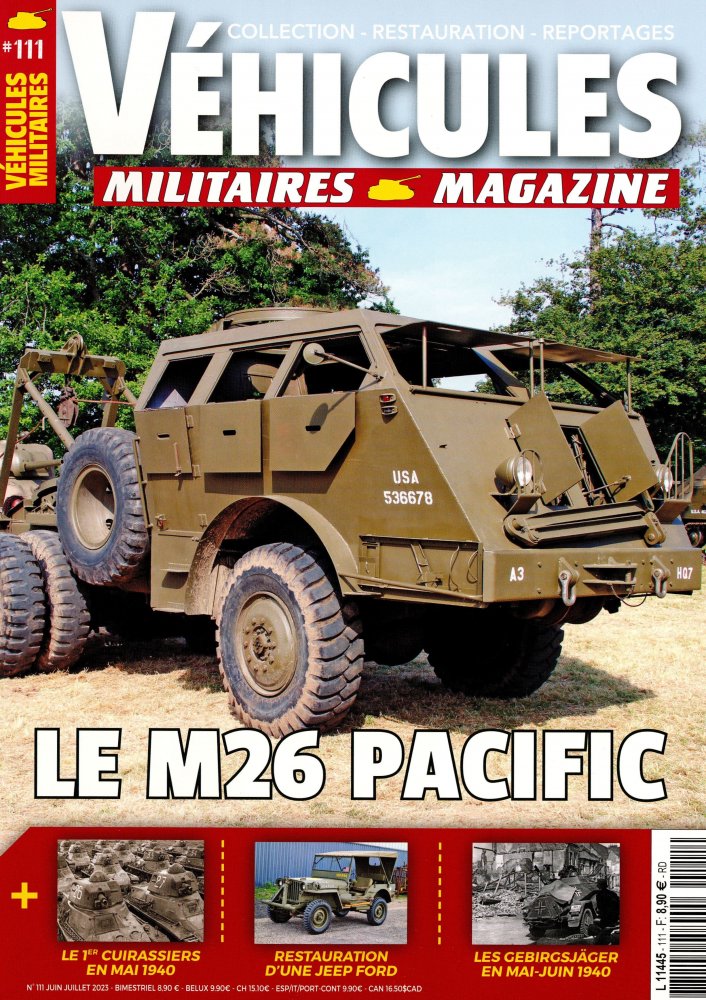 Numéro 111 magazine Véhicules Militaires Magazine