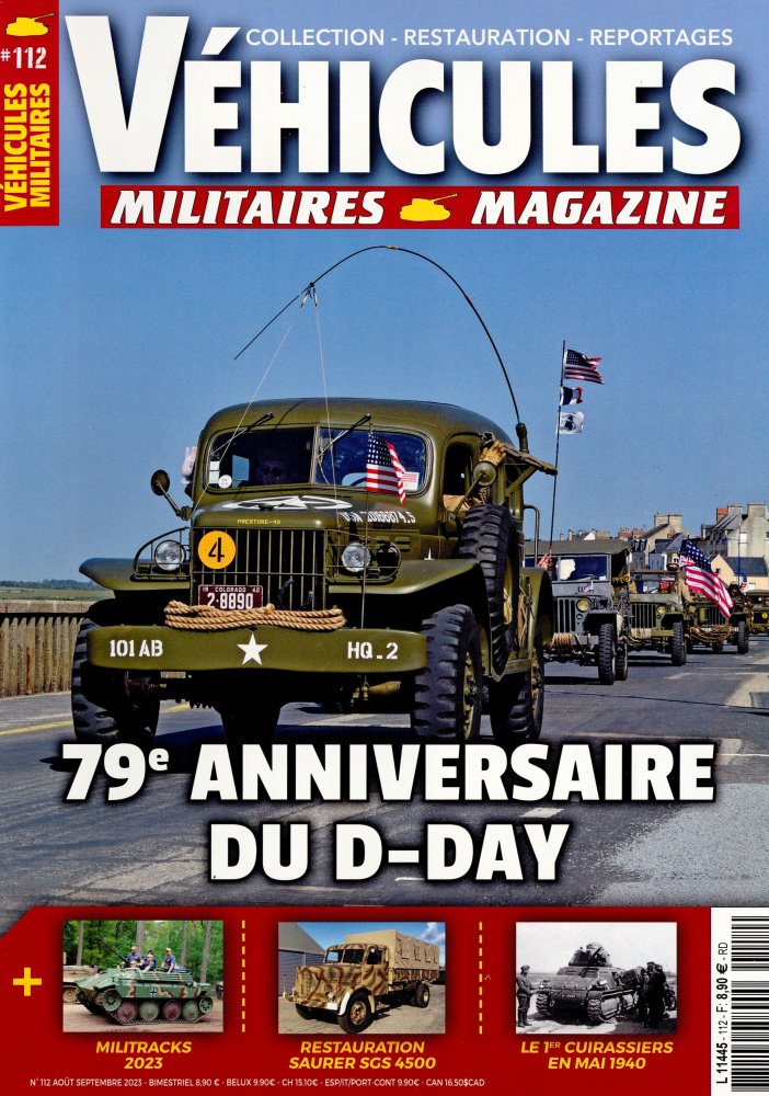 Numéro 112 magazine Véhicules Militaires Magazine