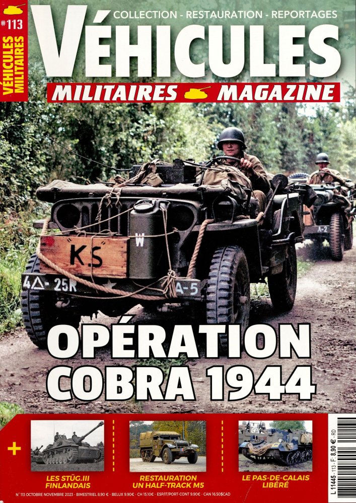 Numéro 113 magazine Véhicules Militaires Magazine