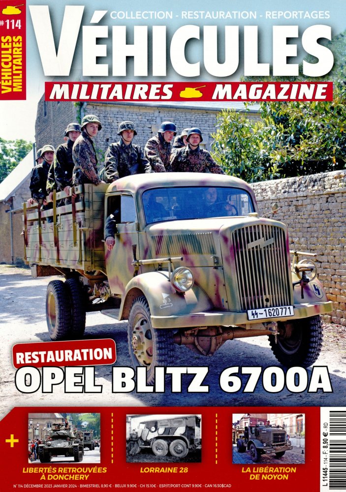 Numéro 114 magazine Véhicules Militaires Magazine