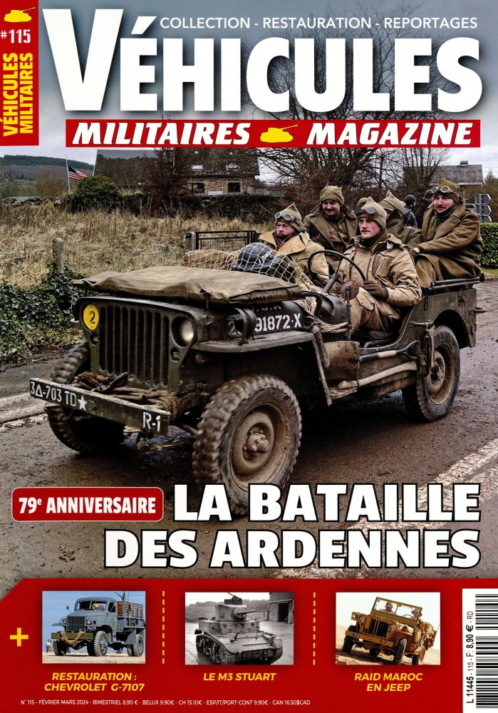Numéro 115 magazine Véhicules Militaires Magazine
