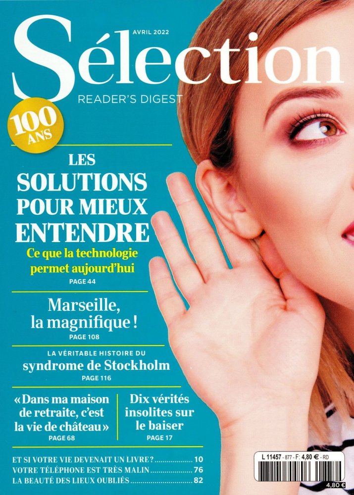 Numéro 877 magazine Séléction Reader Digest