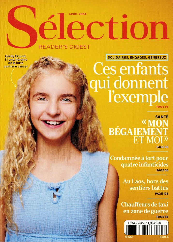 Numéro 897 magazine Séléction Reader Digest