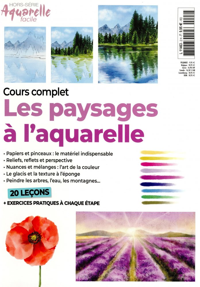 Numéro 2 magazine Aquarelle facile Hors-Série